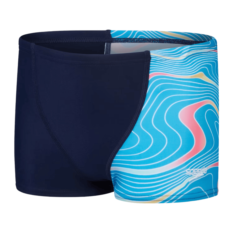 Speedo boys digital allover v-cut aquashort (800381416777) image number null