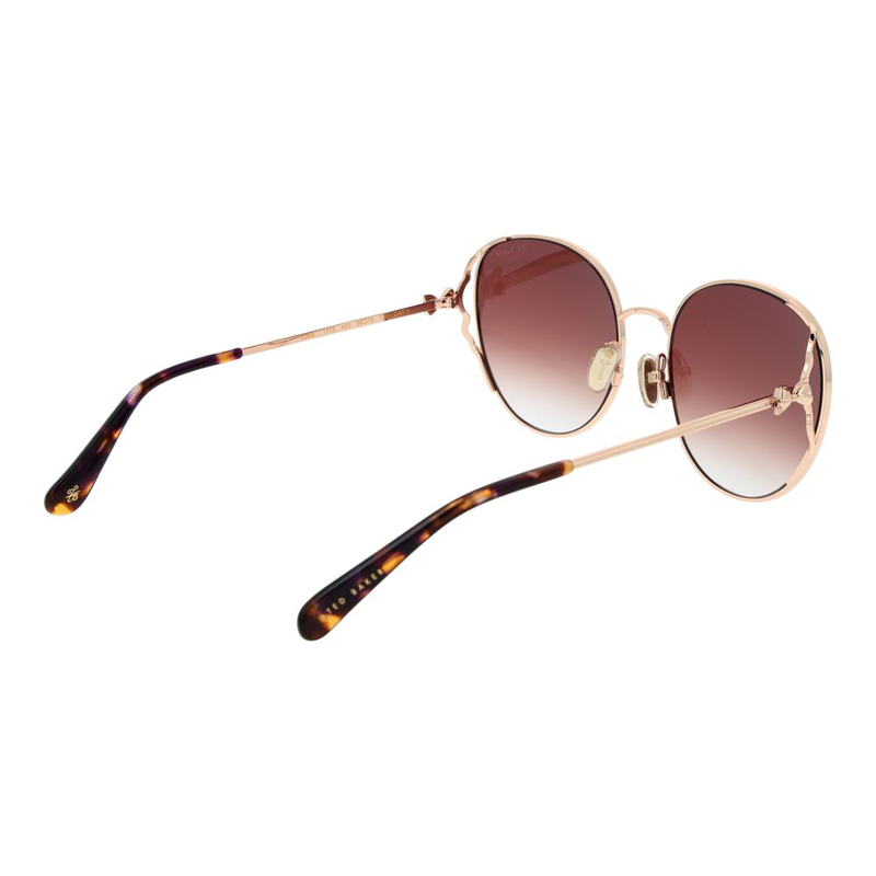 Rose gold metal sunglasses-null