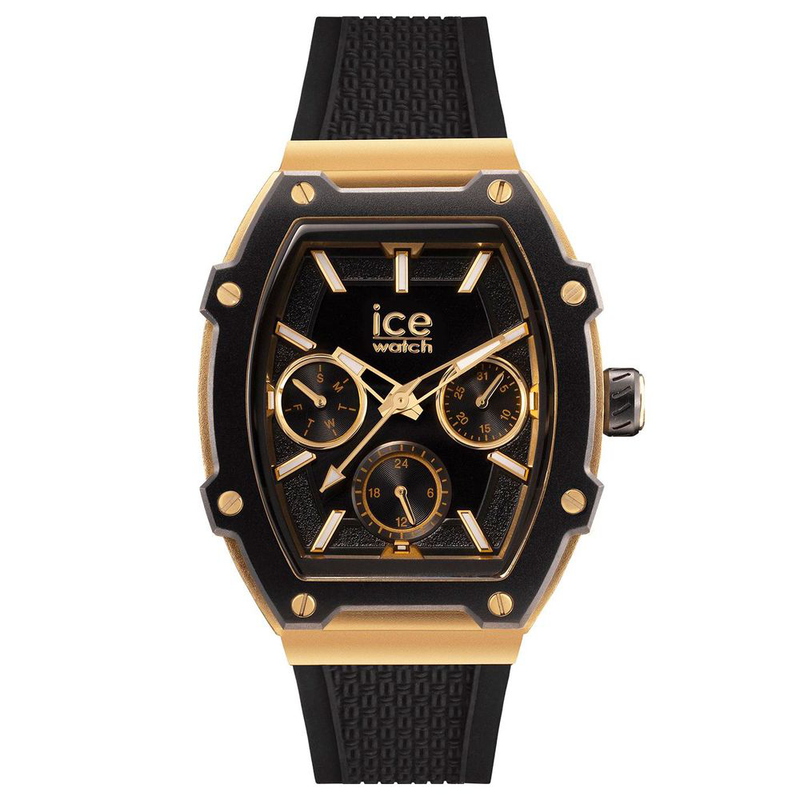 Black synthetic sport watch-null