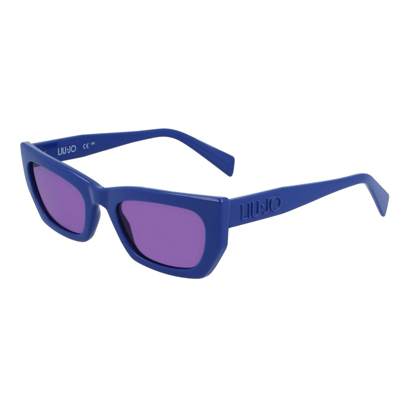 Blue injected sunglasses-null