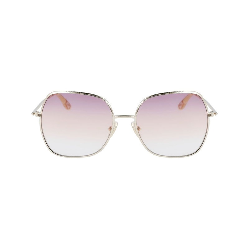 Gold metal sunglasses-null