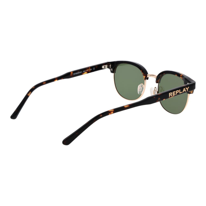 Brown metal sunglasses-null
