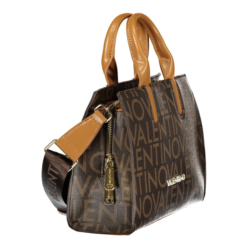 Marrone poliuretano women handbag-null