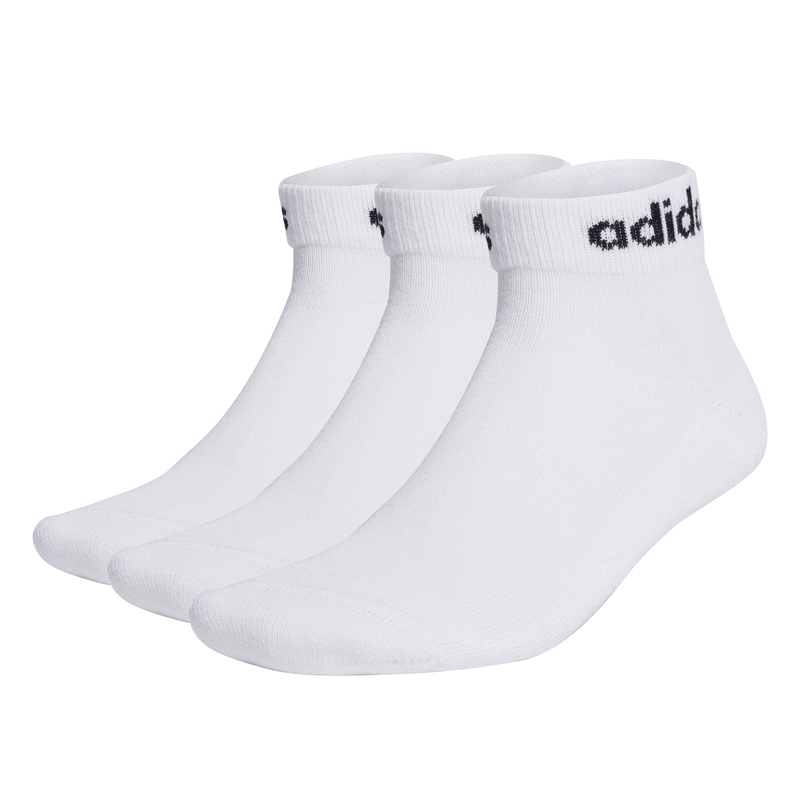 Adidas unisex linear ankle cushioned socks 3 pairs image number null