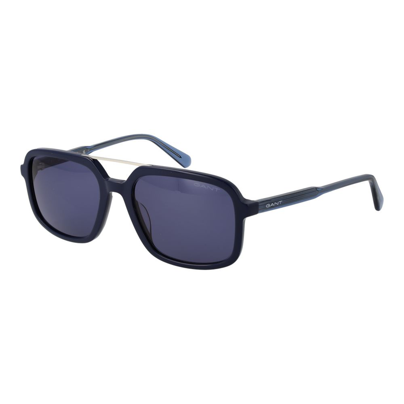 Blue plastic sunglasses-null