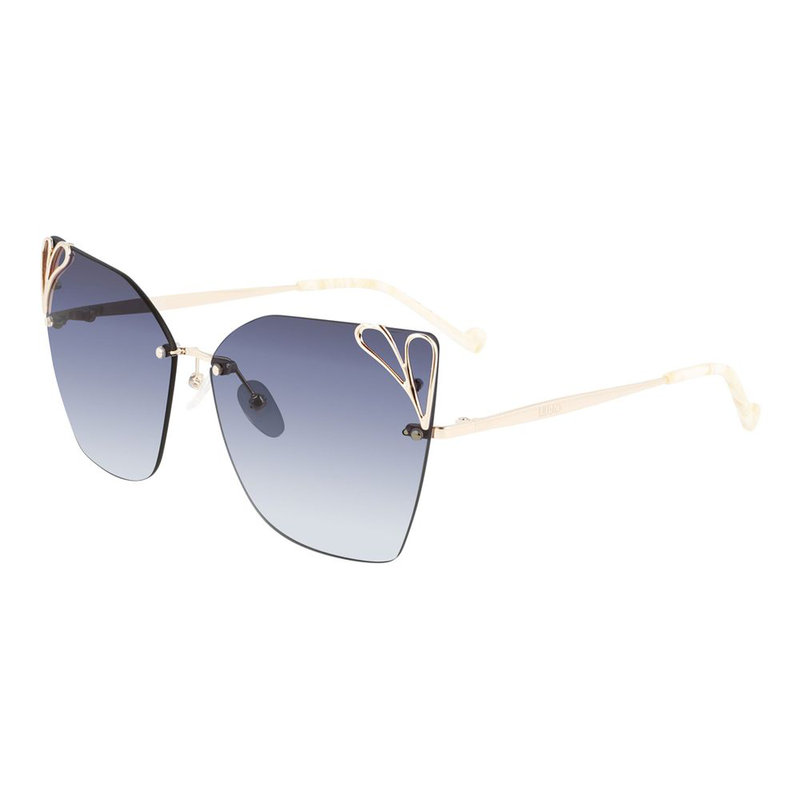 Gold metal sunglasses-null