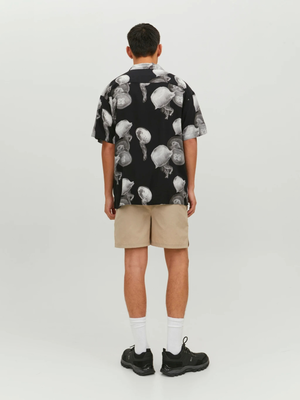Jack&jones jcounnatural reggie resort shirt ss ln