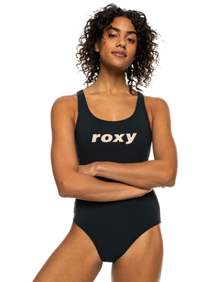 Roxy womens swimwear onepiece active sd basic, Anthracite, medium