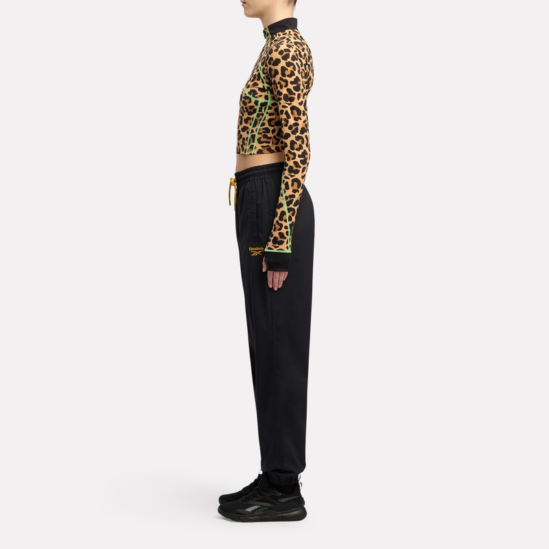 Reebok women's animal print vector track pants-null