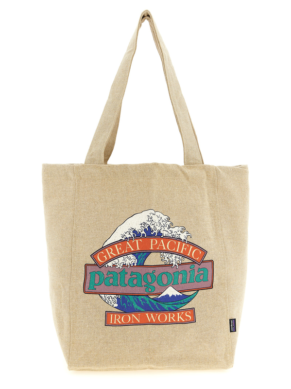Beige cotton tote bag-null