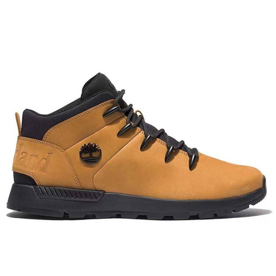 Sprint trekker mid lace up sneaker, Wheat / Black, medium