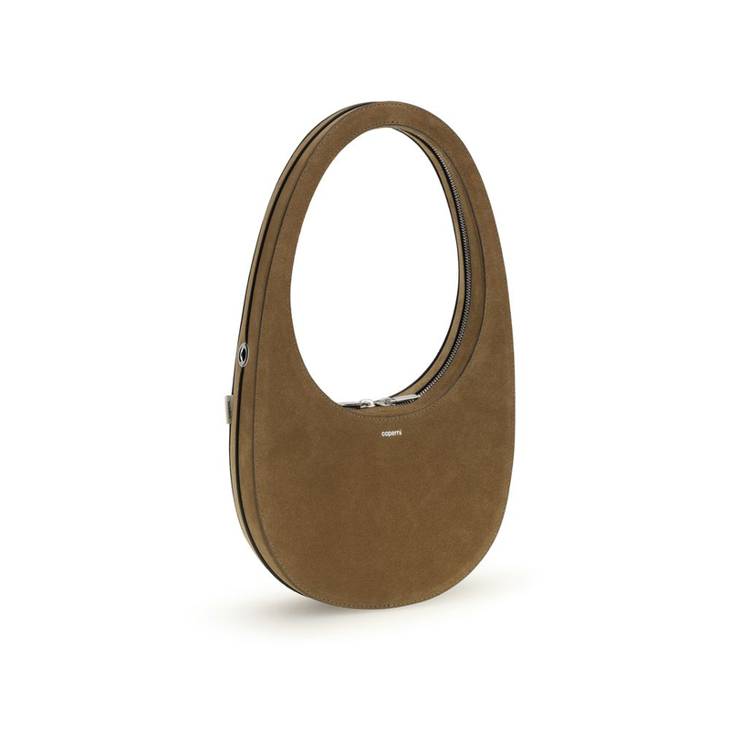 Brown calf leather bos taurus shoulder bag-null