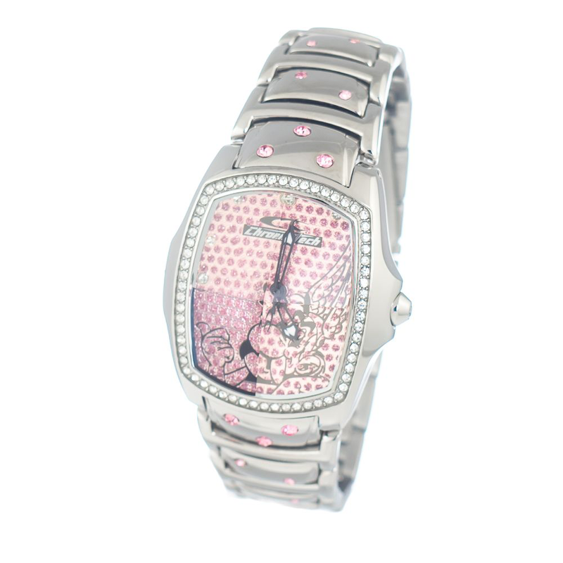 Silver stainless steel dress watch-null