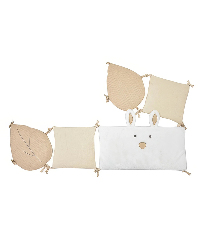 Doudou et compagnie happy wild cot bumper, , medium-null