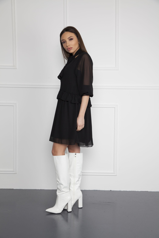 Mini dress - black , m-null