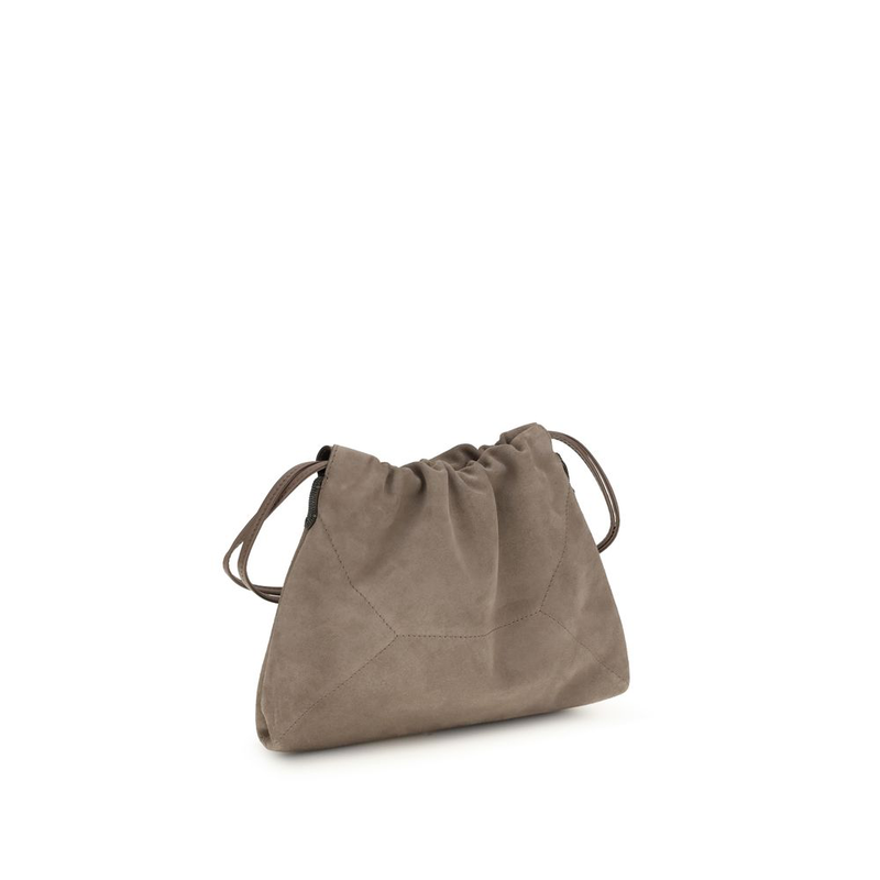Beige calf leather bos taurus clutch bag-null