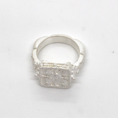 Ring pure silver (999.9) ('all that is' collection) 1010, , medium
