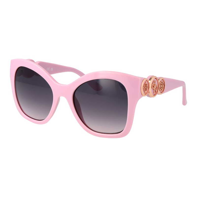 Pink plastic sunglasses-null