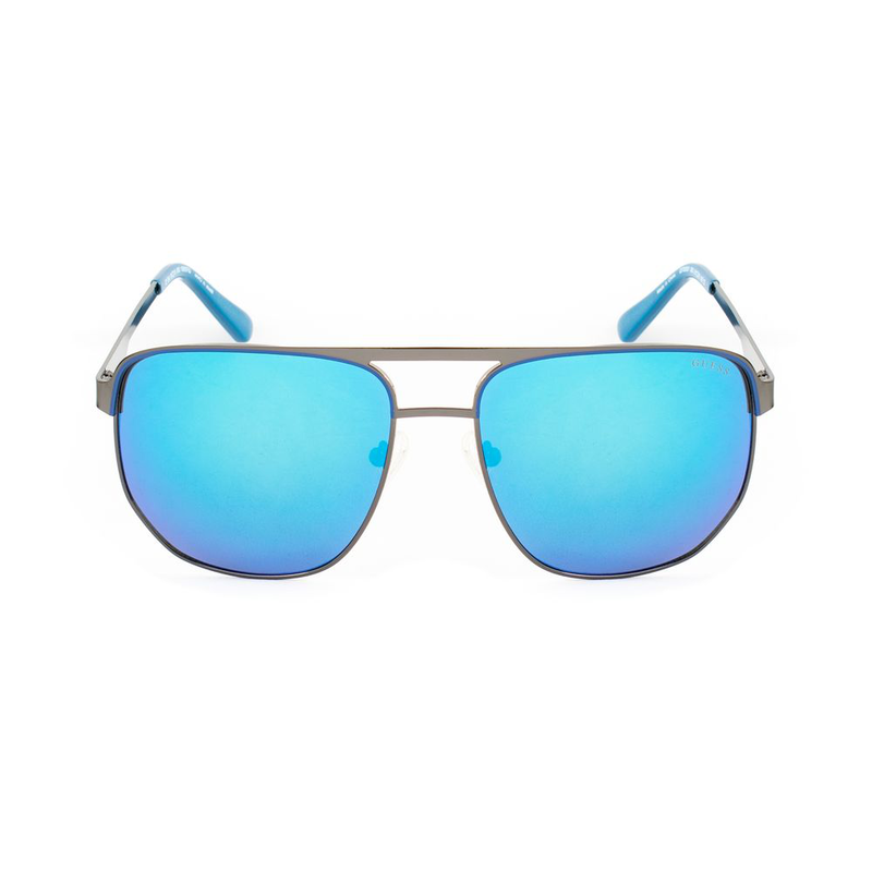 Gray metal sunglasses-null
