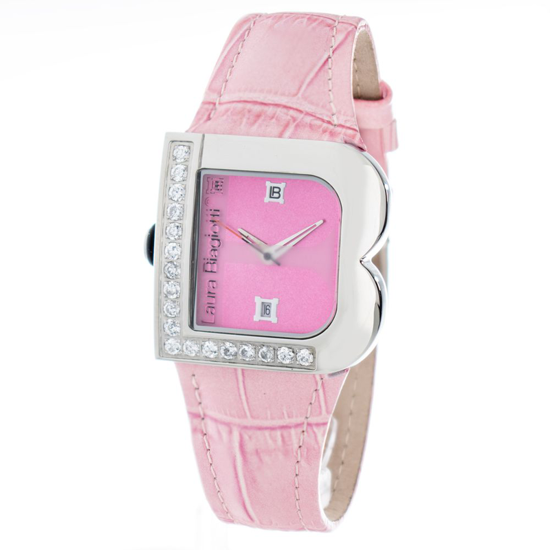 Multicolor stainless steel dress watch-null