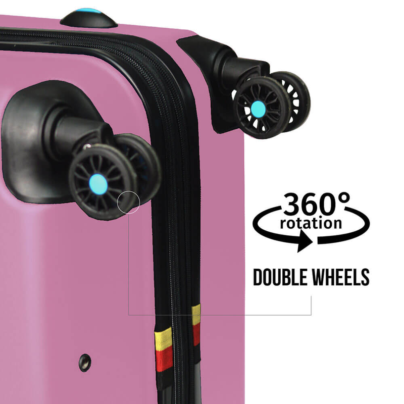 Bg berlin - enduro buy 1 get 1 free promo, set of 2 luggages, rose suitcases image number null