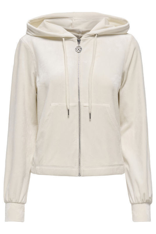 Only rebelvelvet hoodie zip-null