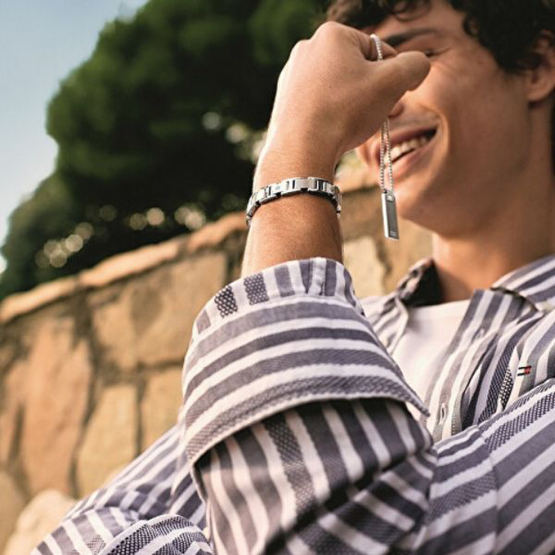 Tommy hilfiger men's bracelet, , medium image number null