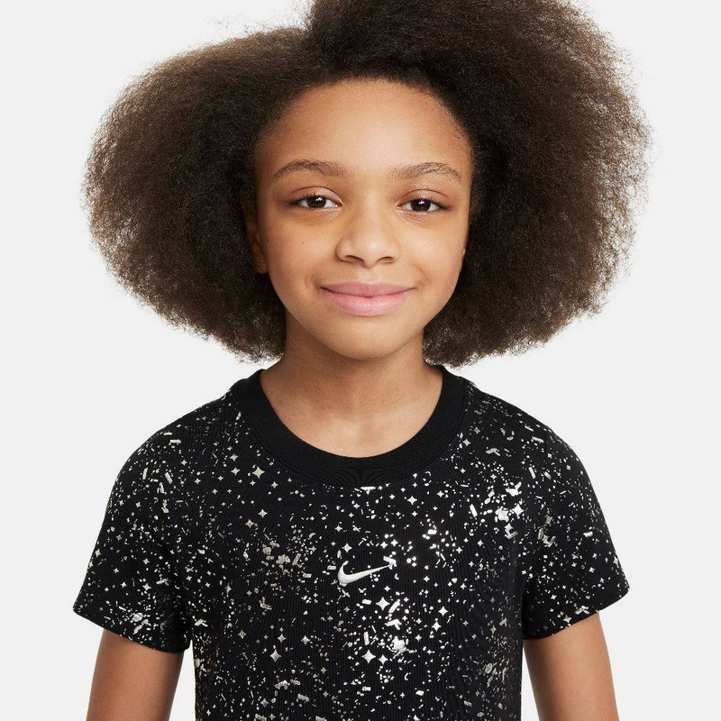 Girls nike sportswear shine crop top-null