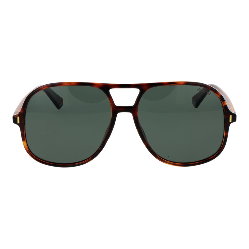 Brown polycarbonate sunglasses-null