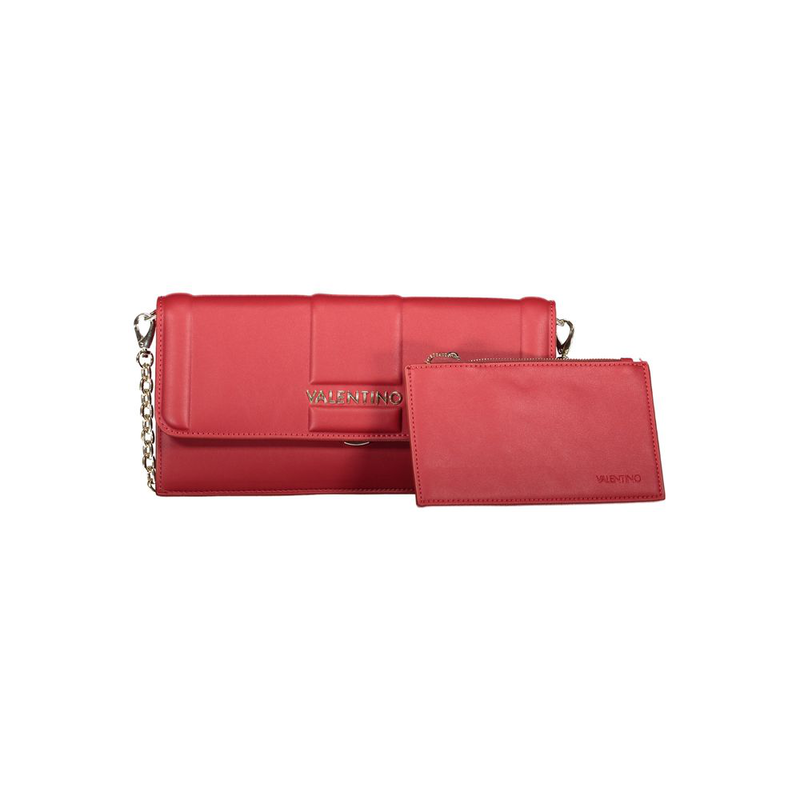 Rosso polyurethane women clutch-null