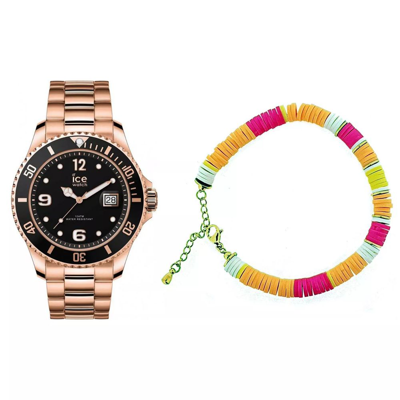 Multicolor stainless steel sport watch-null
