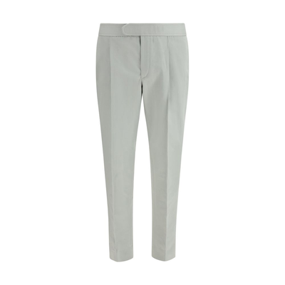 White linen casual pants, White, medium