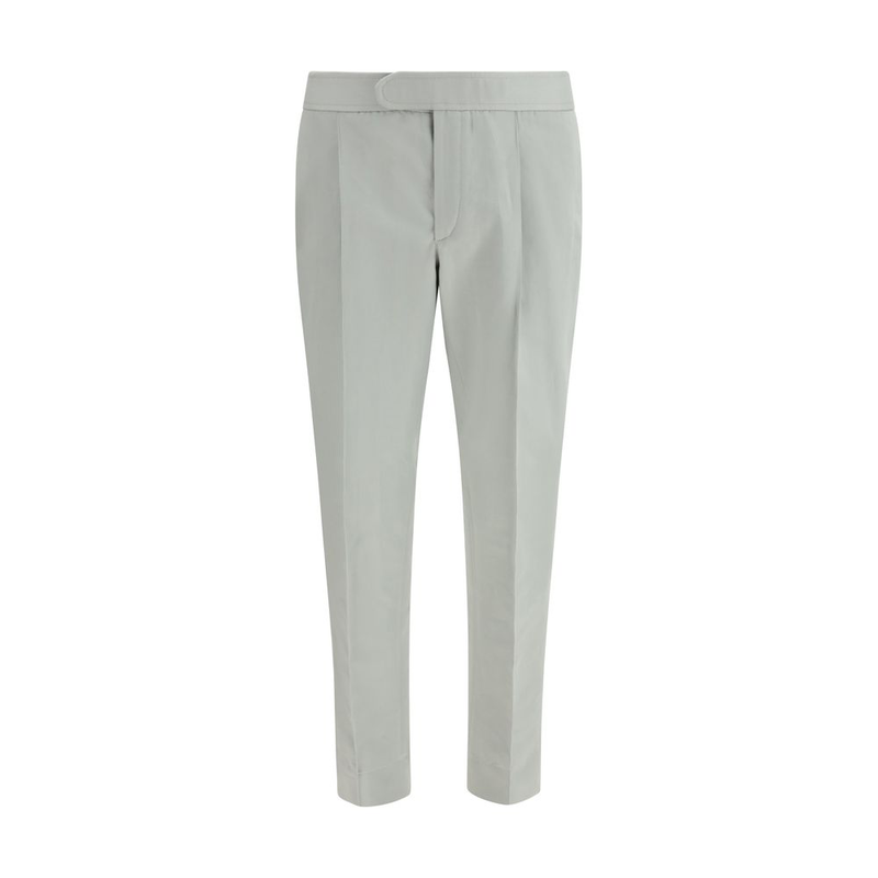 White linen casual pants-null