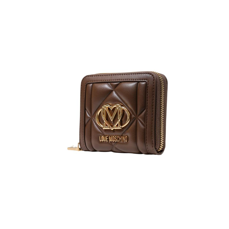 Brown polyethylene wallet-null