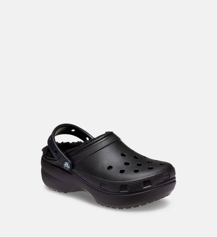 Classic platform lined clog women-null