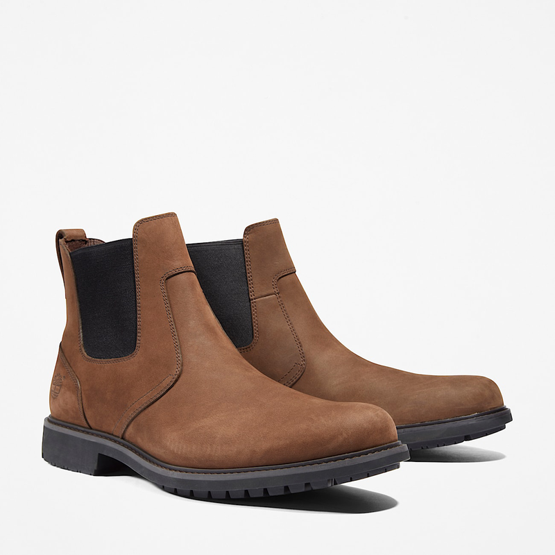 Stormbucks chelsea boot for men in dark brown-null