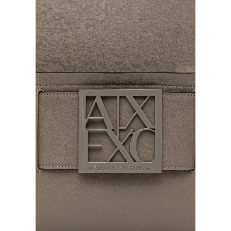 Beige polyethylene backpack-null