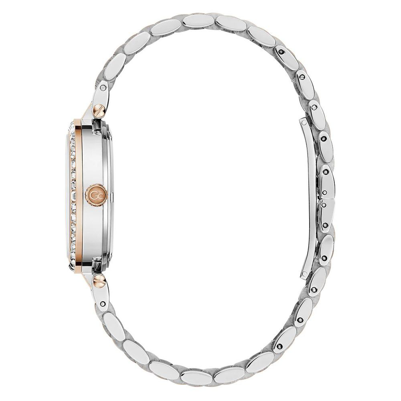 Gray stainless steel dress watch-null