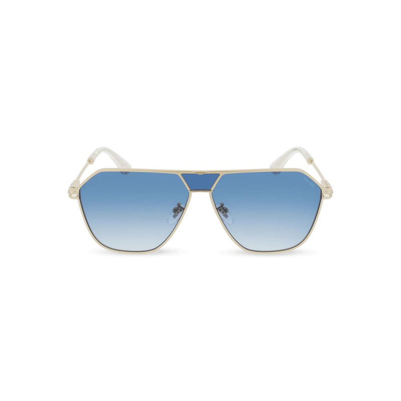 Gold metal sunglasses-null