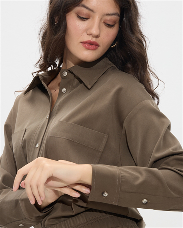 Shirt cupro oversized-null