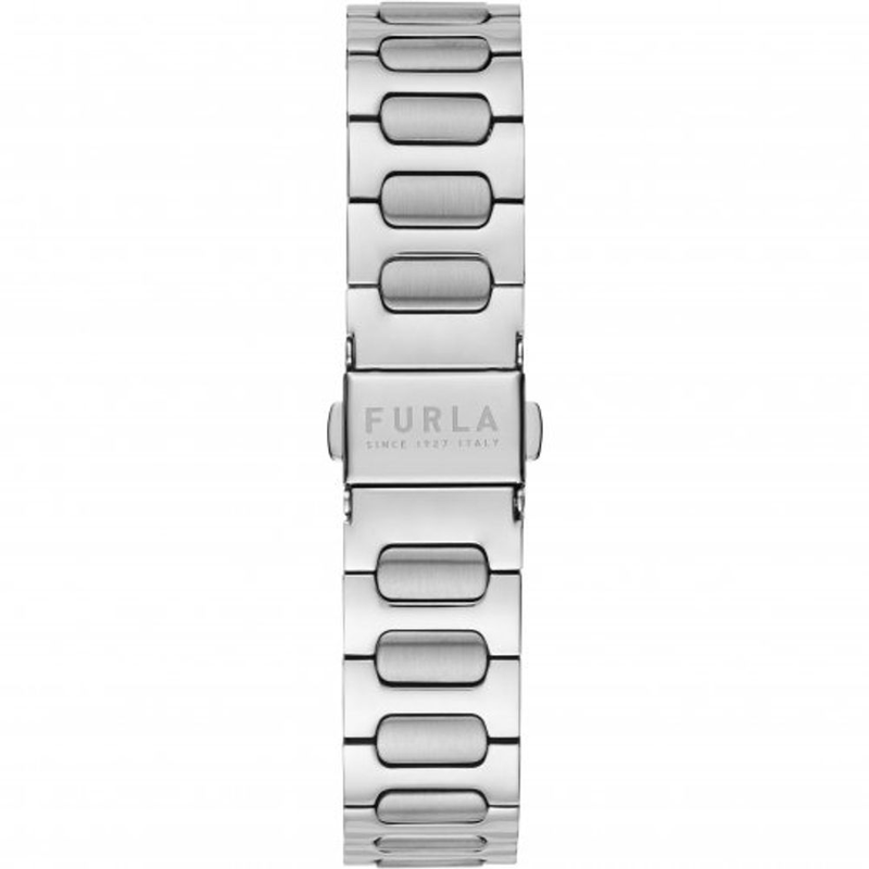 Gray stainless steel bracelet watch-null