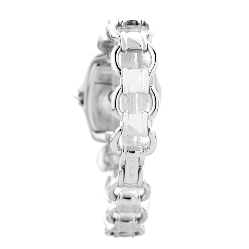 Silver stainless steel dress watch-null
