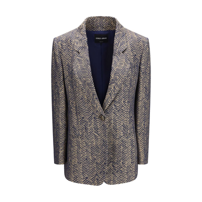 Beige viscose blazer, Beige, medium