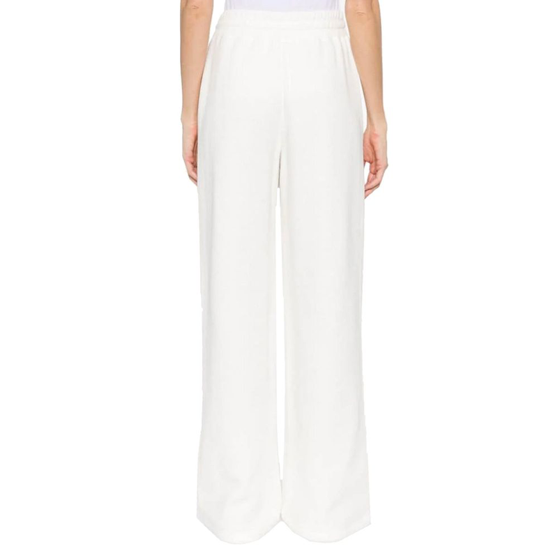 White cotton joggers (workout pants)-null