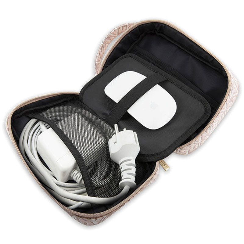 Guess bag organizer pink/pink gcube stripe-null