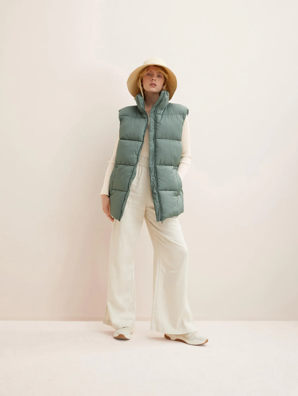 Belted puffer vet coat womens-null