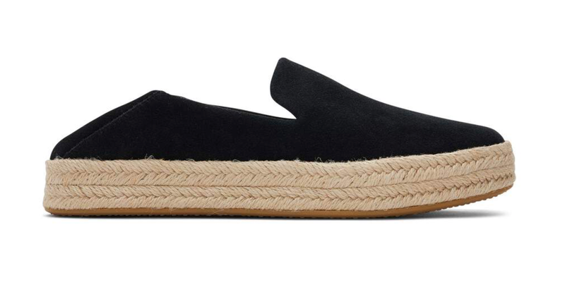 Toms carolina black suede-null