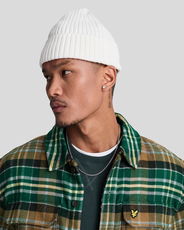 Product image: Check flannel overshirt x351 argyle teal/ heritage taupe-null