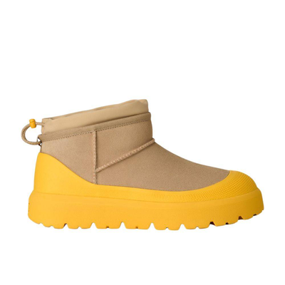 Ugg mens classic ultra mini weather hybrid, Mustard Seed, medium
