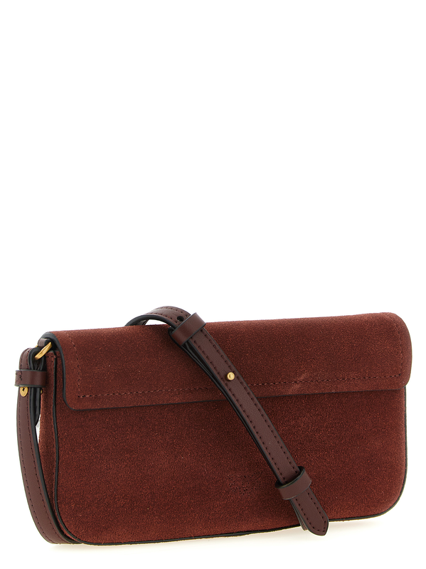 Bordeaux cowhide shoulder bag-null
